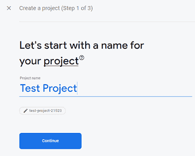 Firebase - Create a Project